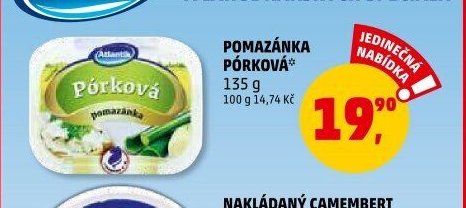 Pomazánka Pórková Atlantik