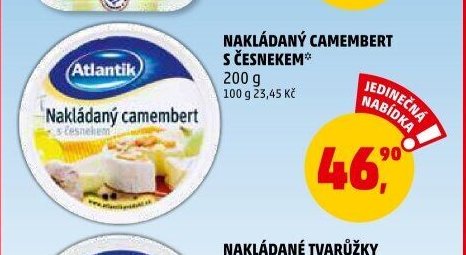 Nakládaný camembert s česnekem Atlantik