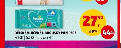 Dětské vlhčené ubrousky Pampers