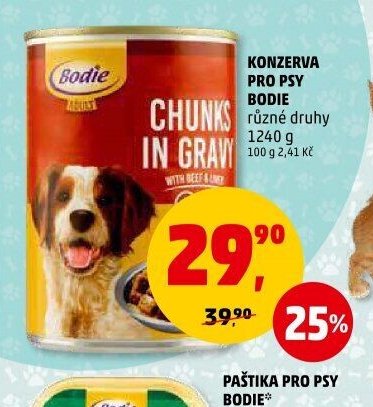 KONZERVA PRO PSY BODIE
