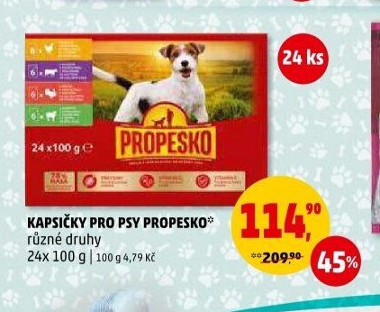KAPSIČKY PRO PSY PROPESKO