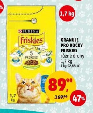 GRANULE PRO KOČKY FRISKIES