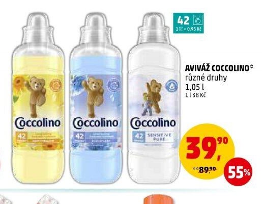 AVIVÁŽ COCCOLINO různé druhy 1,05 l