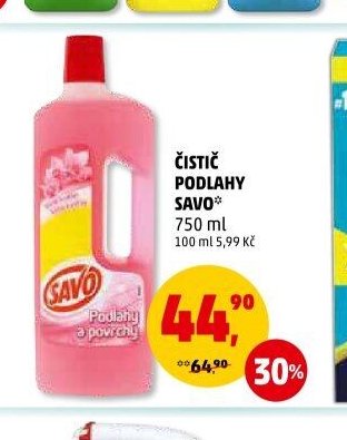 ČISTIČ PODLAHY SAVO 750 ml