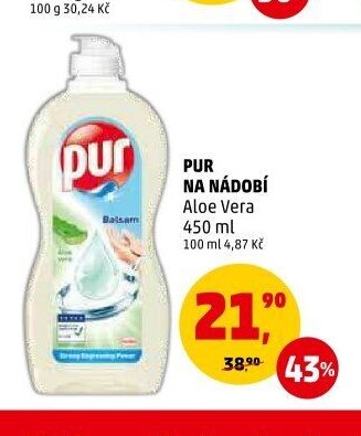 PUR NA NÁDOBÍ Aloe Vera 450 ml