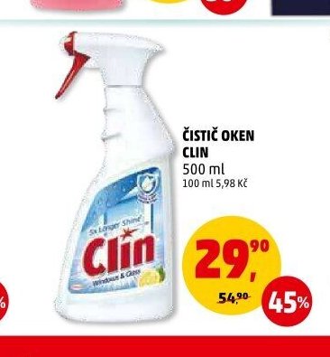 ČISTIČ OKEN CLIN 500 ml