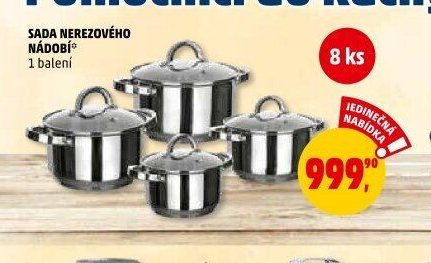 SADA NEREZOVÉHO NÁDOBÍ