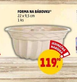FORMA NA BÁBOVKU