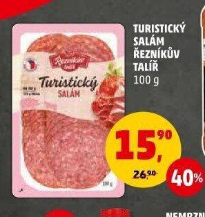 Turistický salám Řezníkův talíř