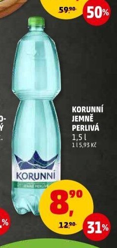 Korunní jemně perlivá
