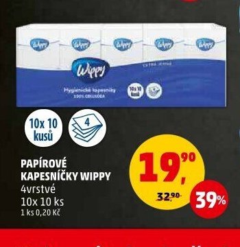 Papírové kapesníčky Wippy
