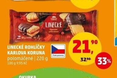 Linecké rohlíčky Karlova Koruna