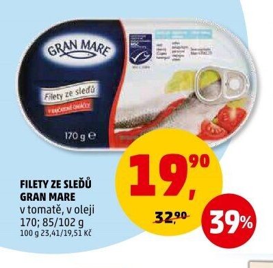 FILETY ZE SLEĎŮ GRAN MARE