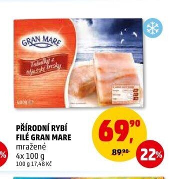 PŘÍRODNÍ RYBÍ FILÉ GRAN MARE