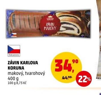 ZÁVIN KARLOVA KORUNA