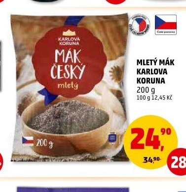 MLETÝ MÁK KARLOVA KORUNA
