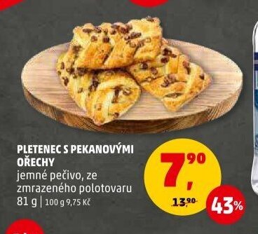 Pletenec s pekanovými ořechy 81 g