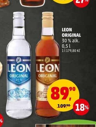 Leon Original 30 % alk. 0,5 l