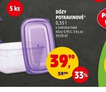 Dózy potravinové 0,55 l