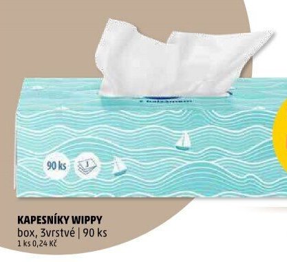 KAPESNÍKY WIPPY box, 3vrstvé