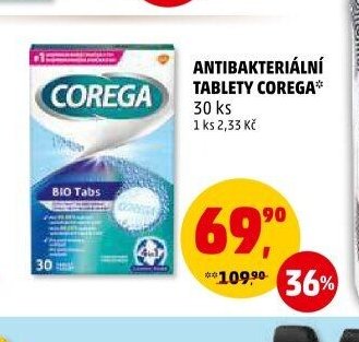 ANTIBAKTERIÁLNÍ TABLETY COREGA