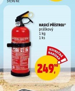 HASICÍ PŘÍSTROJ práškový