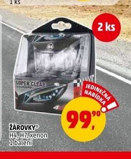 ŽÁROVKY H4, H7, xenon