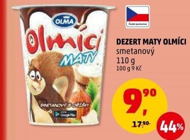 Dezert Olmíci Maty Olma