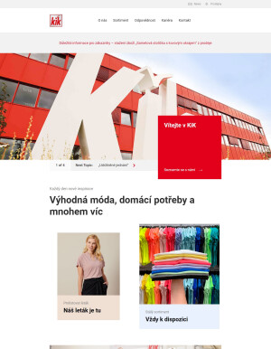akční leták Kik textil 28.9.2022-4.10.2022