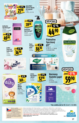 akční leták Albert 29.9.2022-4.10.2022