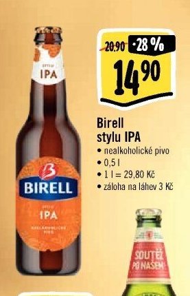 Birell stylu IPA