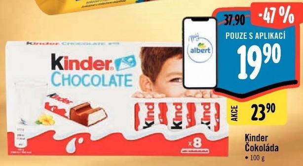 Čokoládky Kinder