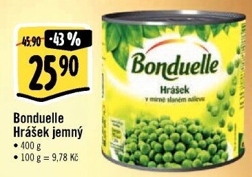 Hrášek Bonduelle