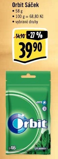 Žvýkačky Orbit
