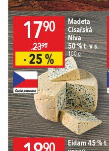 Madeta Císařská Niva 50 % t. v s.