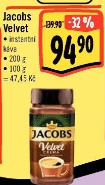 Instantní káva Jacobs Velvet