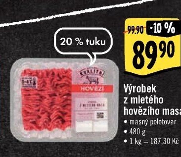 Mleté maso hovězí Albert