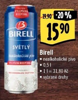 Nealkoholické pivo Birell