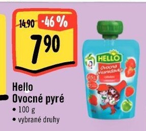 Ovocná kapsička Hello