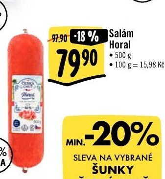 Salám Horal Česká chuť