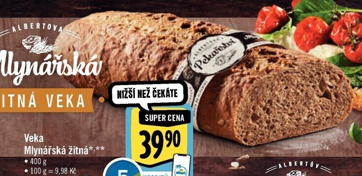 Veka Mlynářská žitná Albert