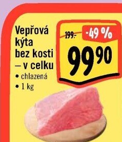 Vepřová kýta bez kosti