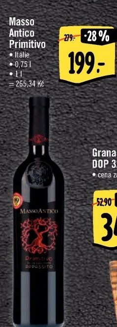 Víno Primitivo Masso Antico