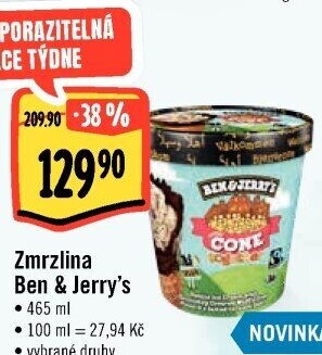 Zmrzlina v kelímku Ben&amp