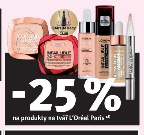 L'Oréal Paris produkty na tvář
