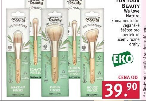 For Your Beauty kosmetické štětce
