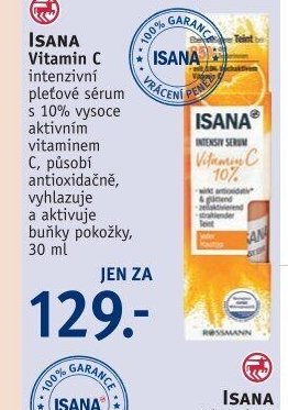 Isana Vitamin C intenzivní pleťové sérum
