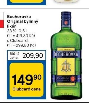 Becherovka Original bylinný likér