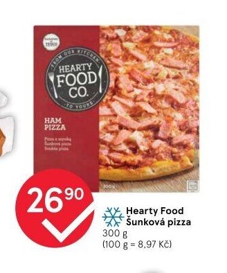 Hearty Food Šunková pizza