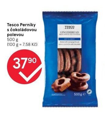 Tesco Perníky s čokoládovou polevou